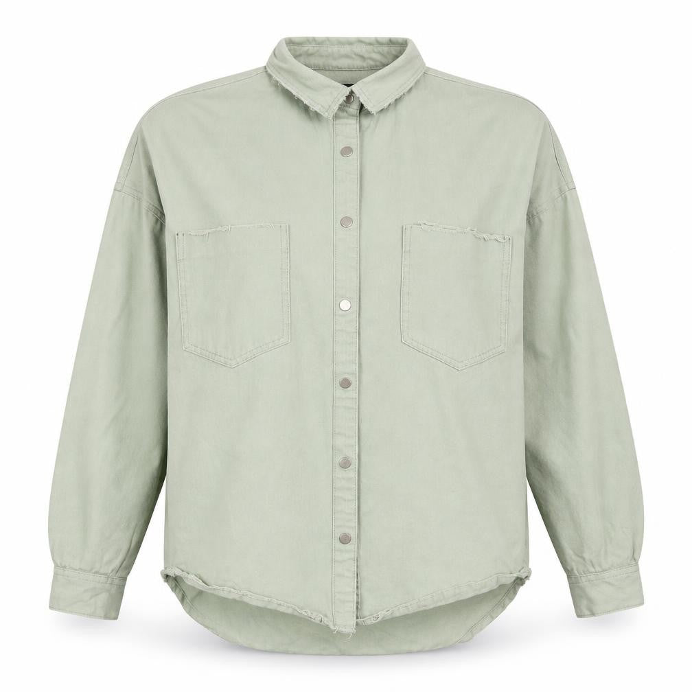Missguided Womens Green   Jacket  Size 6  Button - New York