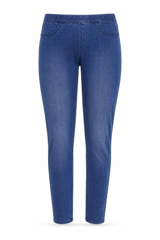 H&M Womens Blue  Cotton Jegging Jeans Size 8 L29 in Regular