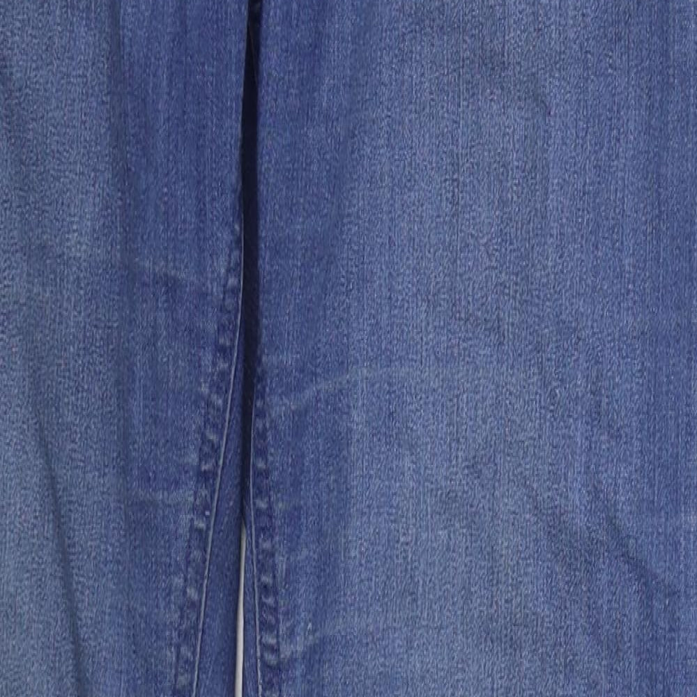 H&M Womens Blue  Cotton Jegging Jeans Size 8 L29 in Regular