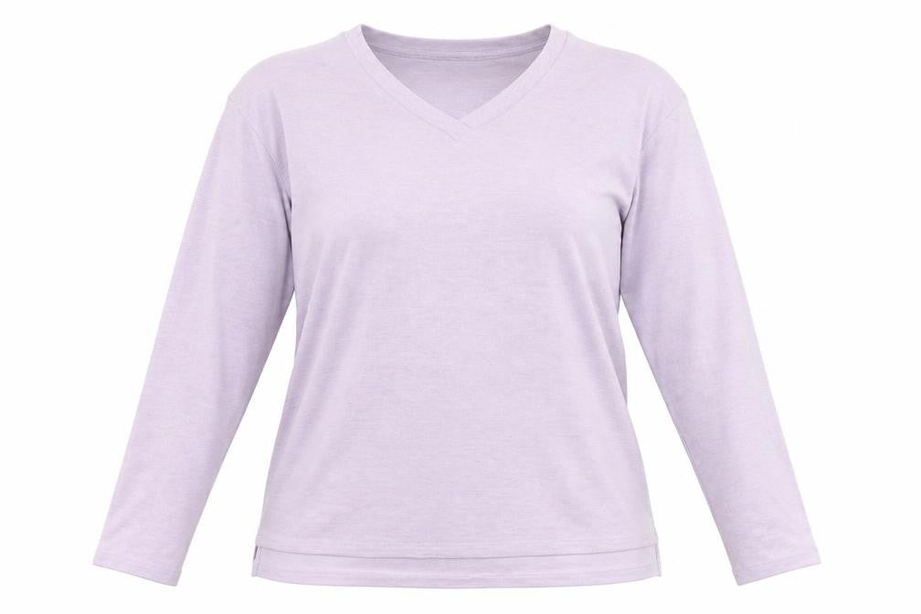 Dunnes Stores Womens Purple V-Neck  Polyester Pullover Jumper Size M