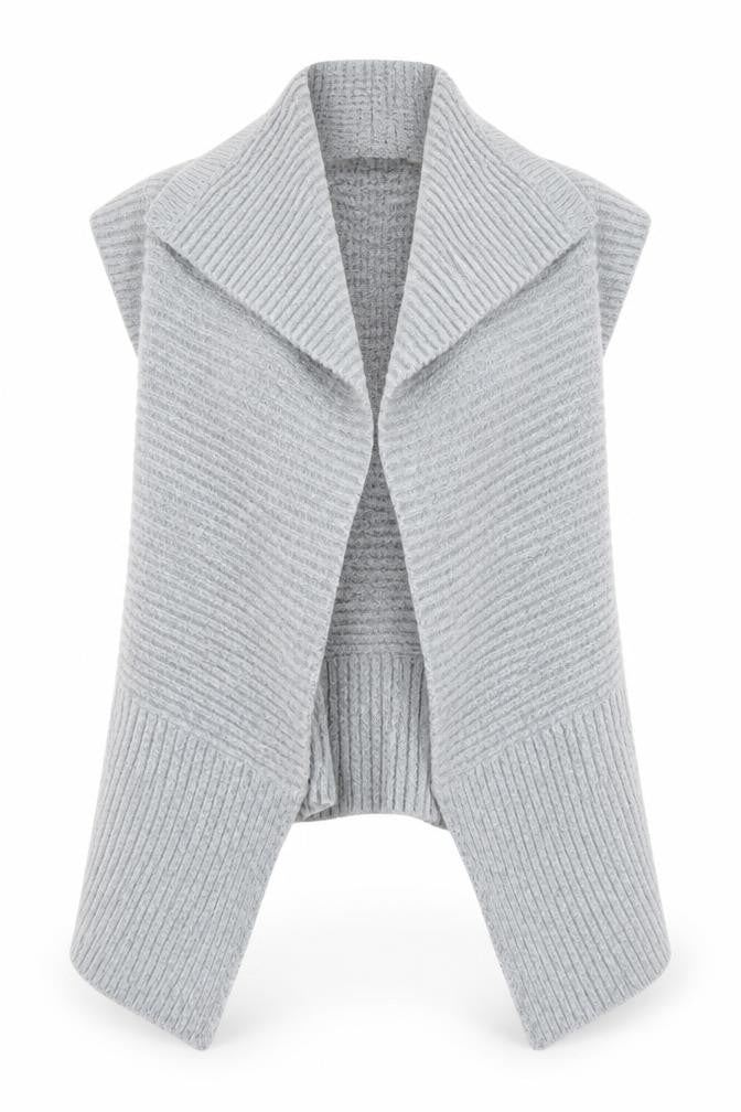 Atmosphere Womens Grey Collared  Acrylic Cardigan Jumper Size 6   - 6/8