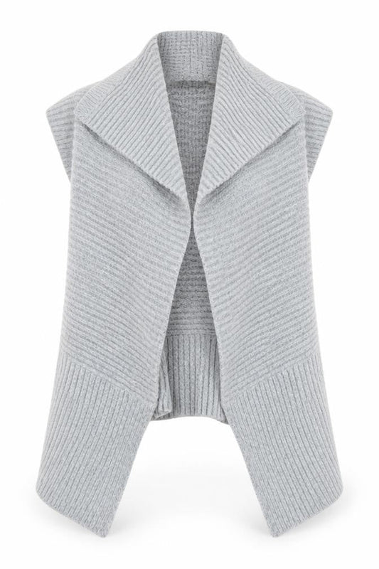 Atmosphere Womens Grey Collared  Acrylic Cardigan Jumper Size 6   - 6/8