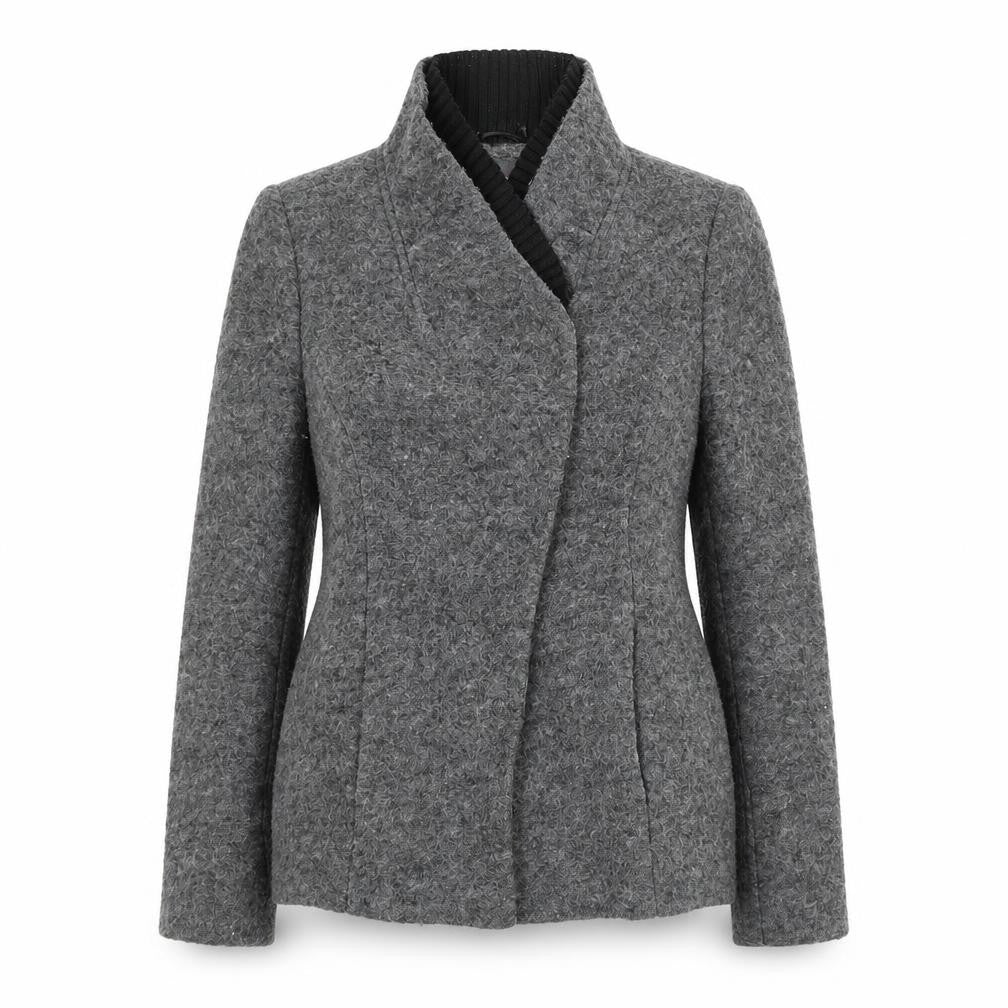 Marks & Spencer Womens Grey   Jacket  Size 8  Snap