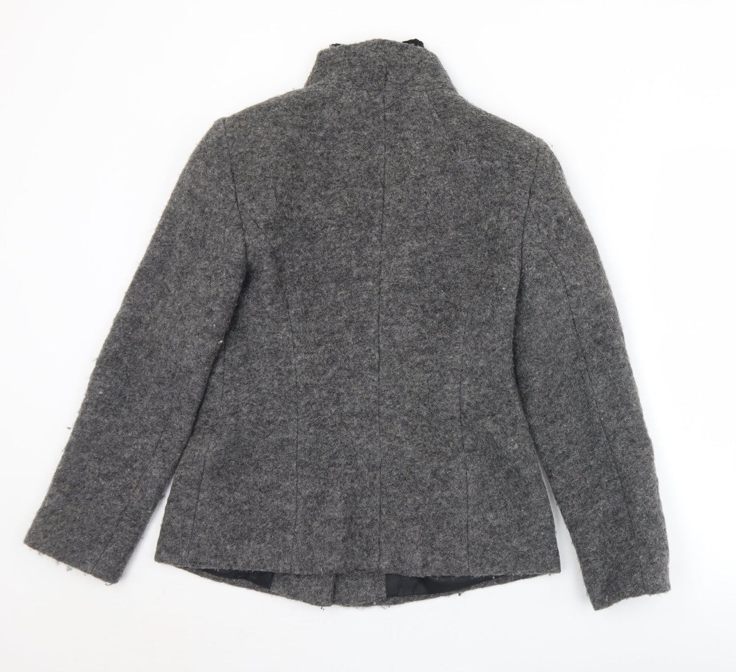 Marks & Spencer Womens Grey   Jacket  Size 8  Snap