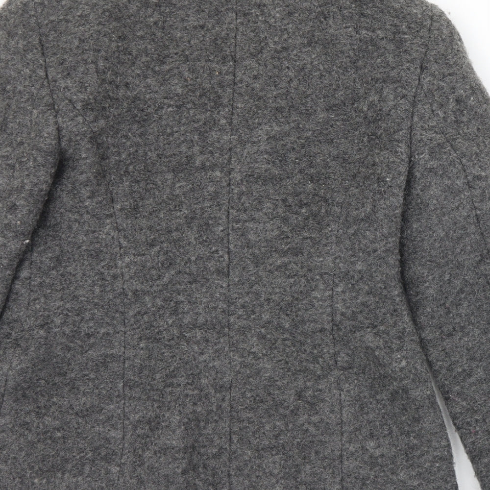 Marks & Spencer Womens Grey   Jacket  Size 8  Snap
