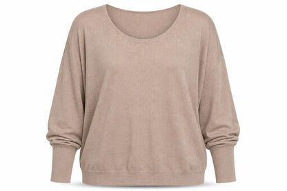 Topshop Womens Pink Round Neck  Cotton Pullover Jumper Size 10