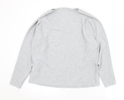Dunnes Womens Grey Boat Neck  Polyester Pullover Jumper Size M