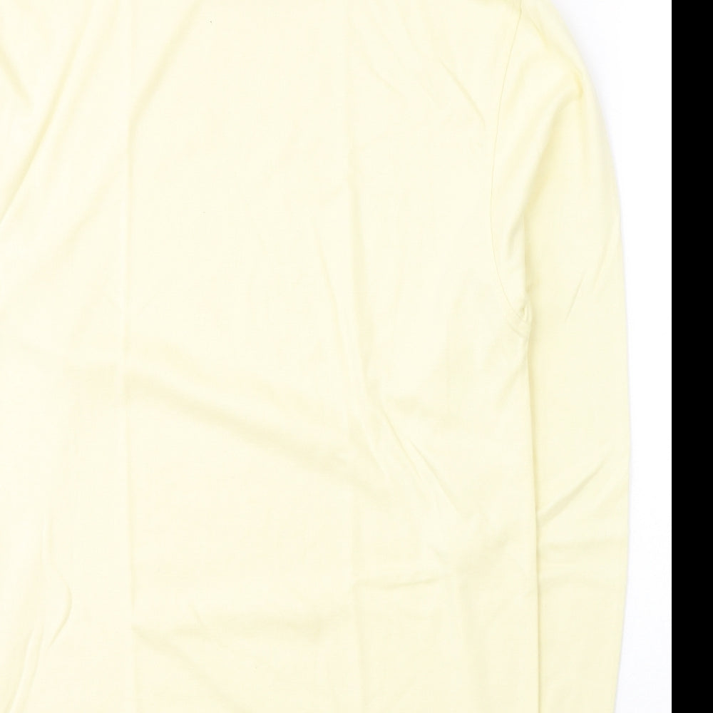 Cypress Point Mens Yellow  Polyester Pullover Sweatshirt Size L