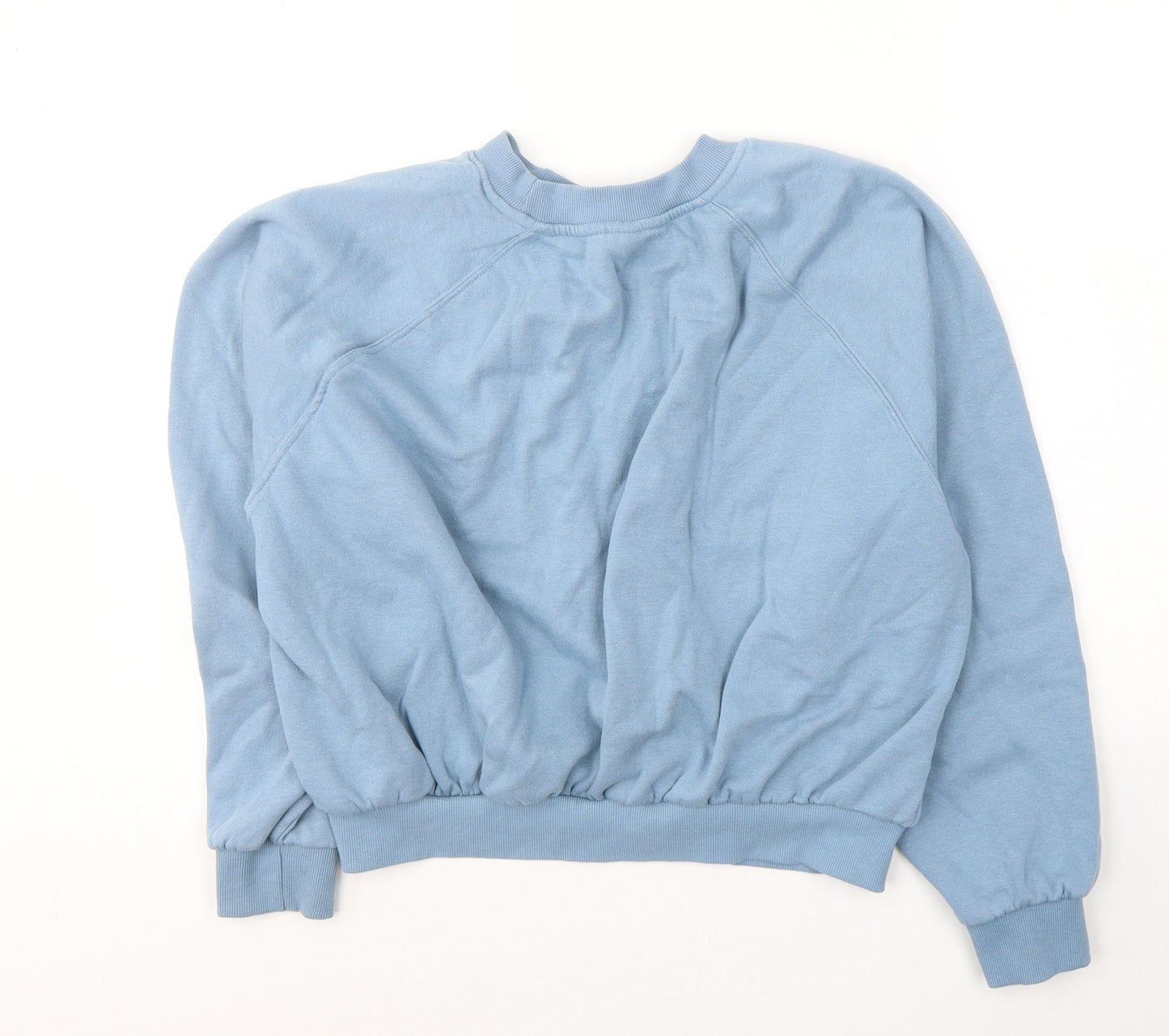 Divided by H&M Womens Blue  Cotton Pullover Sweatshirt Size L  Pullover - Feel emphaty