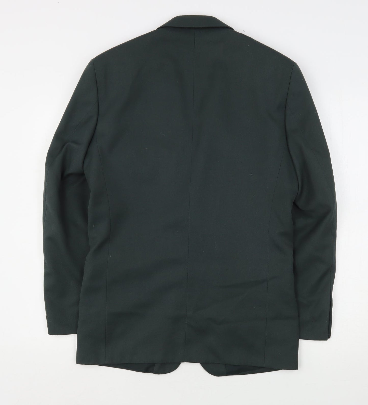 Modern Classic Mens Green  Polyester Jacket Suit Jacket Size 36