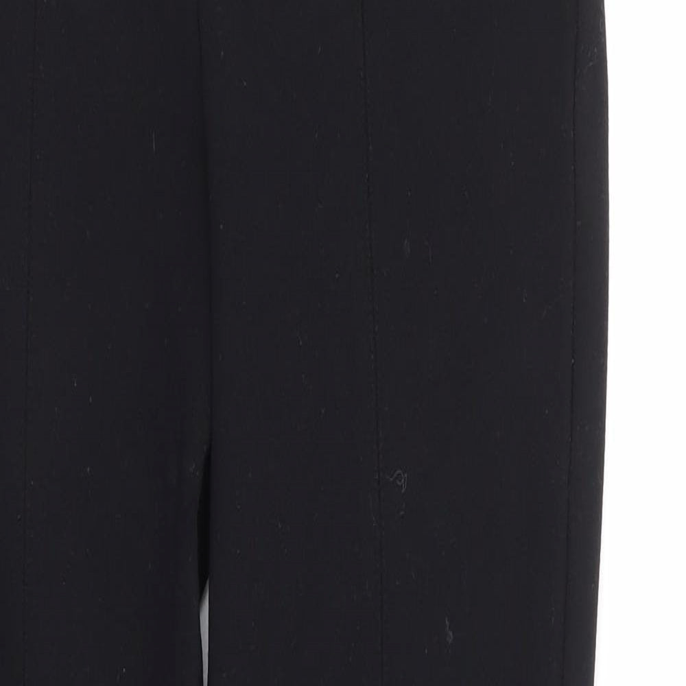 Marks and Spencer Womens Black  Viscose Capri Leggings Size 8 L26 in