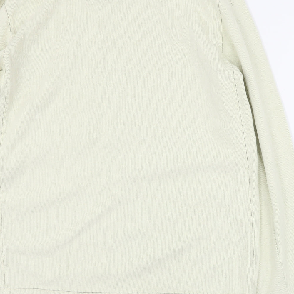 NEXT Mens Beige Round Neck  Cotton Pullover Jumper Size L