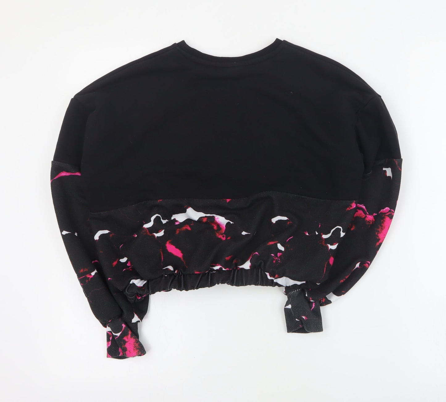 Hollyfield Girls Black  Polyester Pullover Sweatshirt Size S  Pullover - 8-10 years