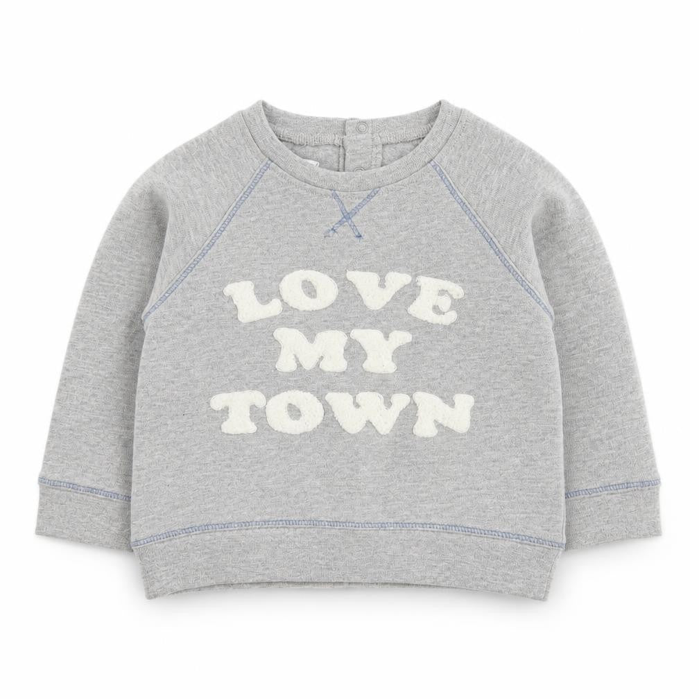 Vertbaudet Baby Grey  Cotton Pullover Jumper Size 12-18 Months  Snap