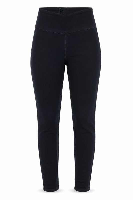 Pieces Womens Blue  Cotton Jegging Trousers Size S L27.5 in Regular