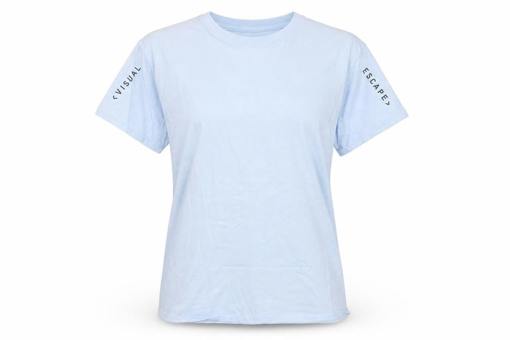 Topman Womens Blue  Cotton Basic Polo Size S Round Neck