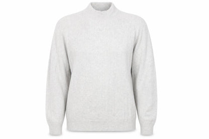 Next Womens Grey Crew Neck  Cotton Pullover Jumper Size L