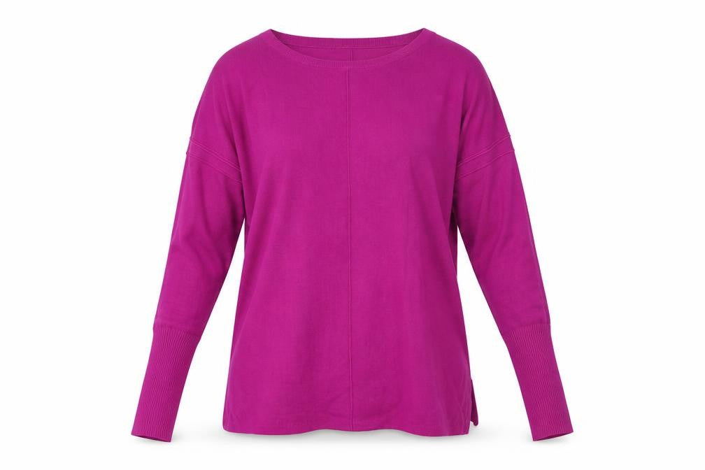 South Womens Pink Round Neck  Viscose Pullover Jumper Size 8