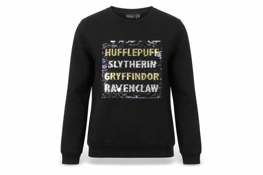 Primark Womens Black  Polyester Pullover Sweatshirt Size 6   - Harry Potter