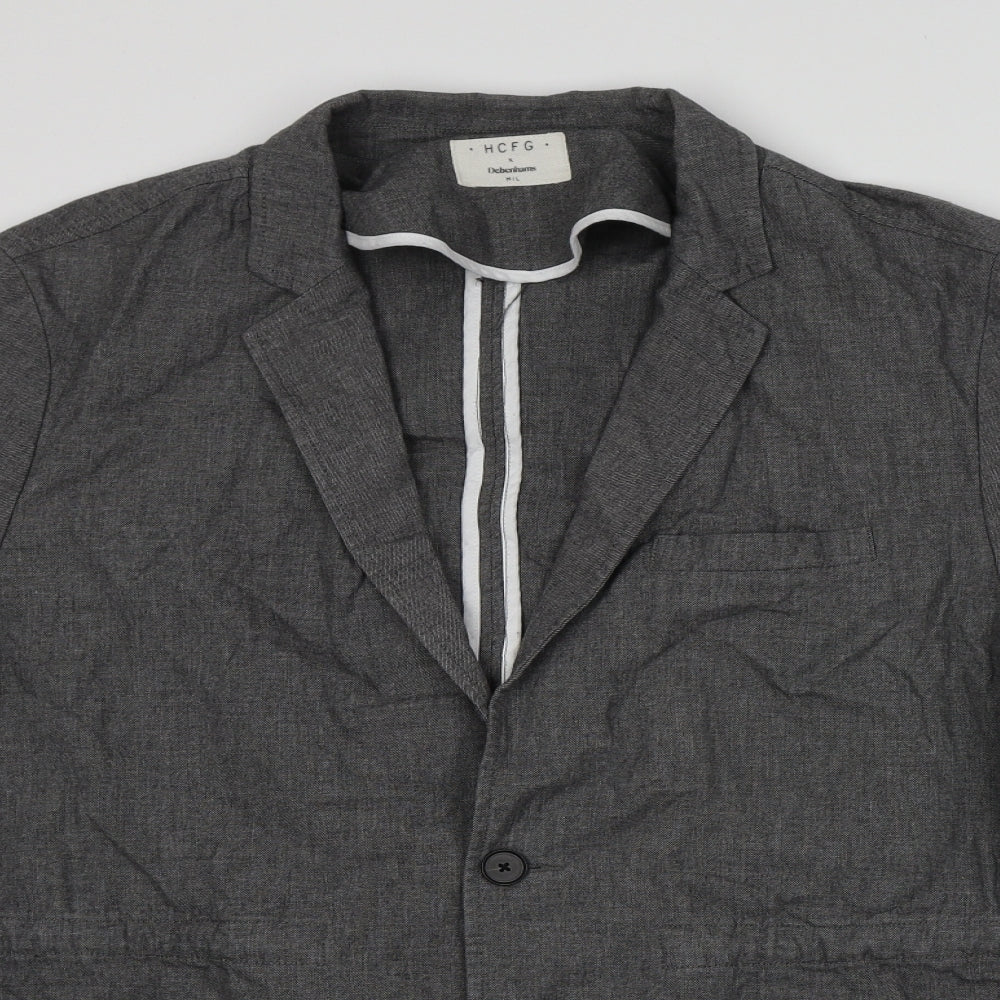 Debenhams Womens Grey   Jacket Blazer Size M