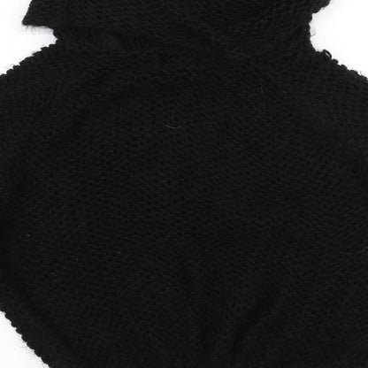 Preloved Katsumi Womens Black Roll Neck  Acrylic Pullover Jumper Size M - Label