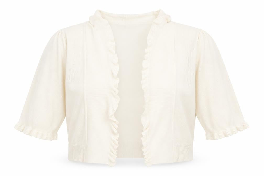 Gerard Womens White Collared  Viscose Cardigan Jumper Size XL