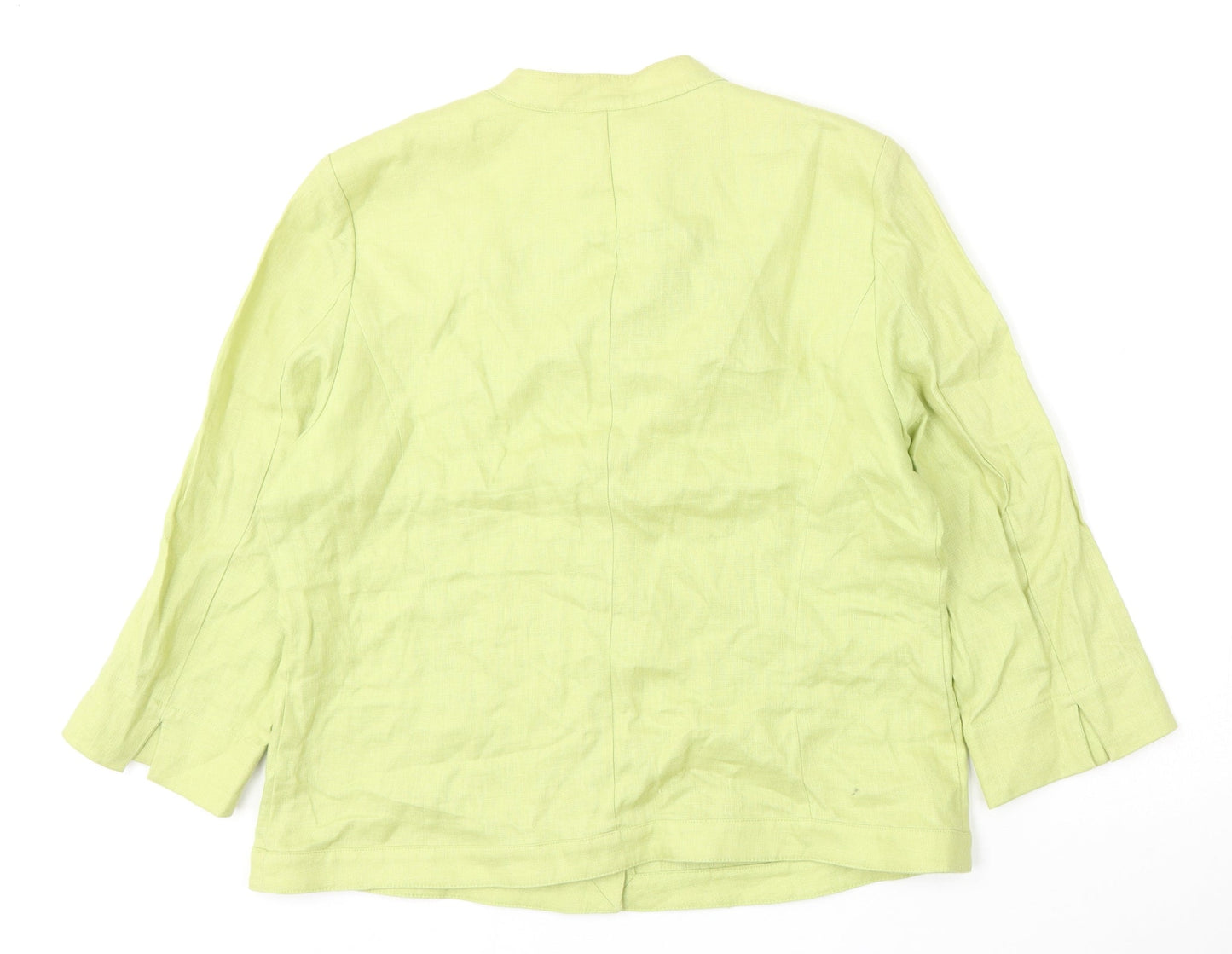 Country Casuals Womens Green Jacket Size M Button