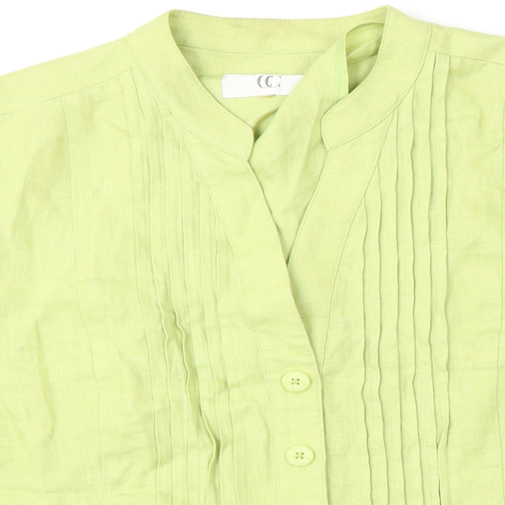Country Casuals Womens Green Jacket Size M Button