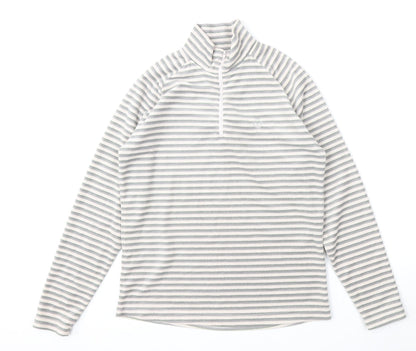 Hawkshead Womens Multicoloured Striped Polyester Pullover Sweatshirt Size 8