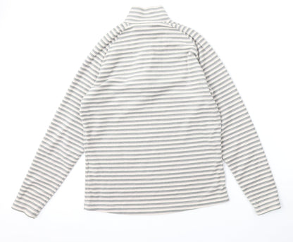 Hawkshead Womens Multicoloured Striped Polyester Pullover Sweatshirt Size 8