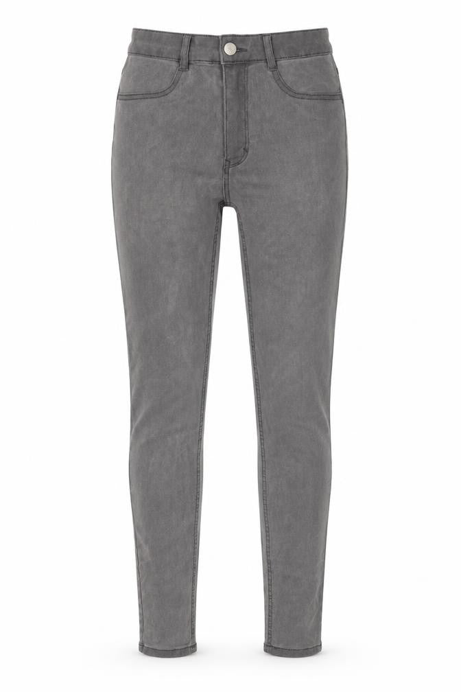 Pull&Bear Womens Grey  Cotton Skinny Jeans Size 8 L27 in Regular Button