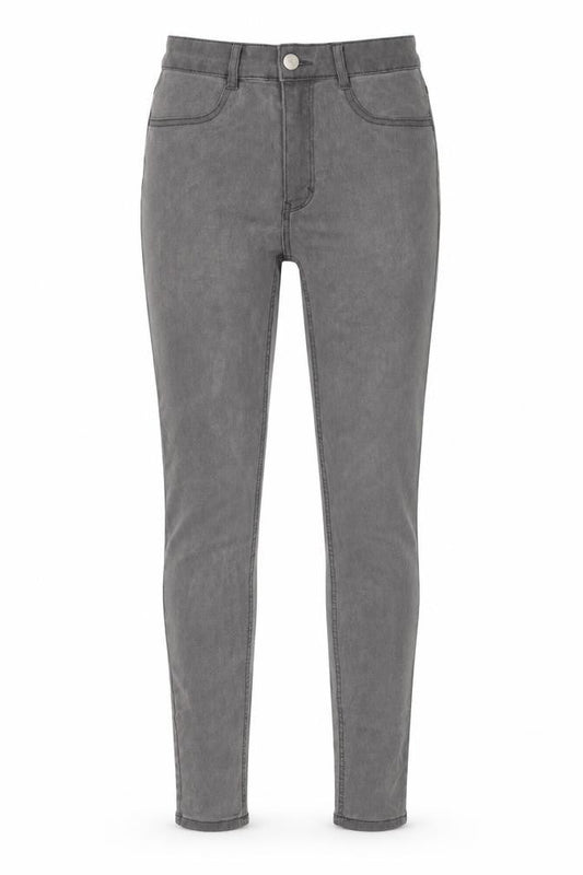 Pull&Bear Womens Grey  Cotton Skinny Jeans Size 8 L27 in Regular Button