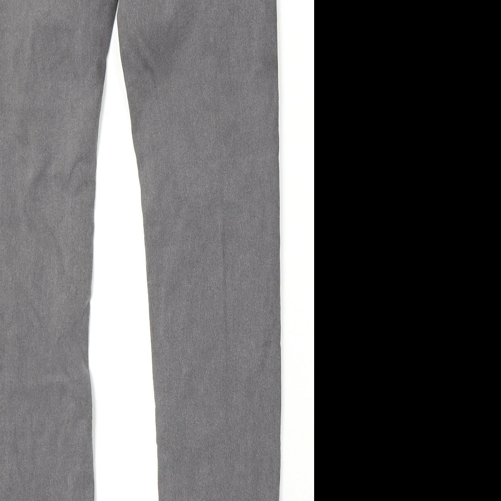 Pull&Bear Womens Grey  Cotton Skinny Jeans Size 8 L27 in Regular Button