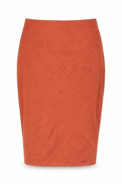 AX Paris Womens Brown  Polyester Straight & Pencil Skirt Size 8