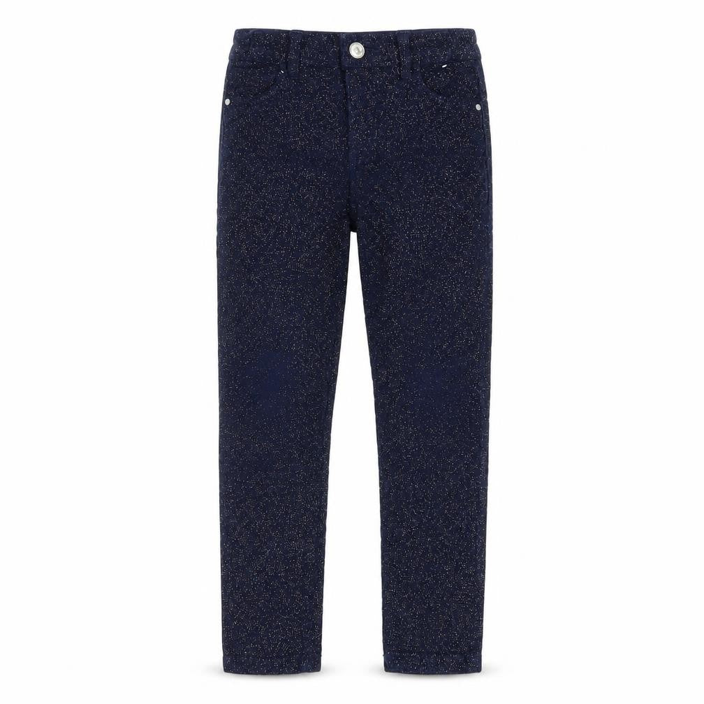 Denim Co. Girls Blue  Cotton Skinny Jeans Size 6-7 Years  Regular Button