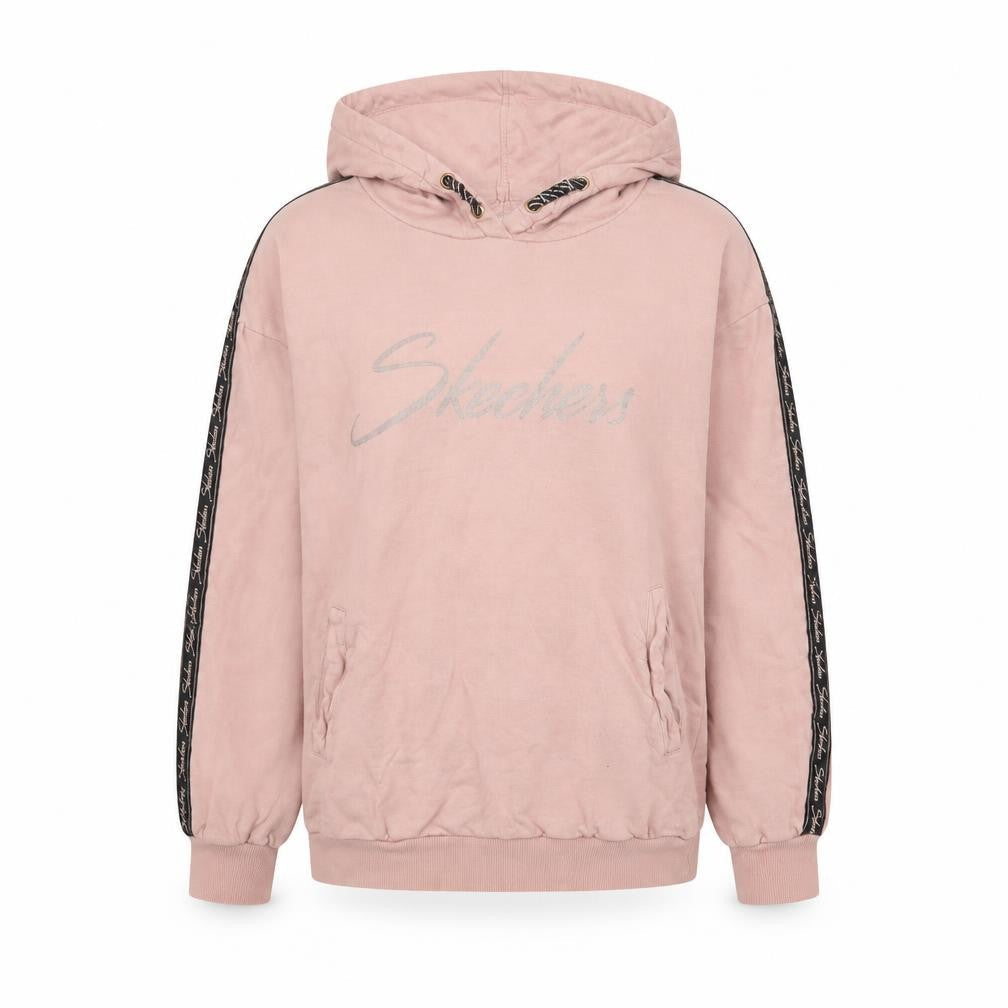 Skechers Girls Pink  Cotton Pullover Hoodie Size 10-11 Years