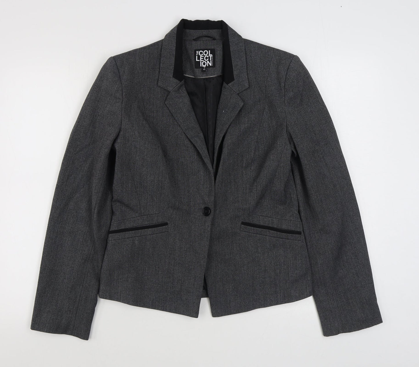 The Collection Womens Grey   Jacket Blazer Size 10  Button