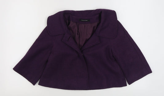 Dunnes Stores Womens Purple   Jacket  Size 8  Button