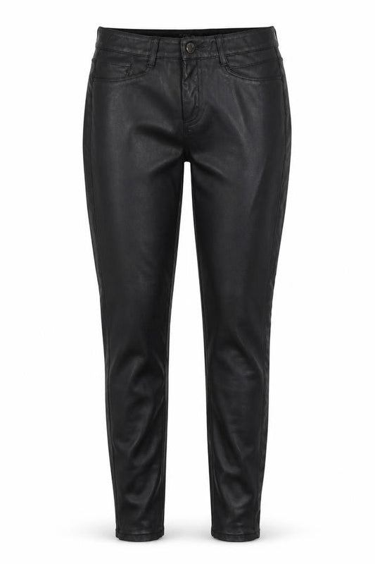 River Island Womens Black  Polyurethane Jegging Trousers Size 6 L28 in Regular