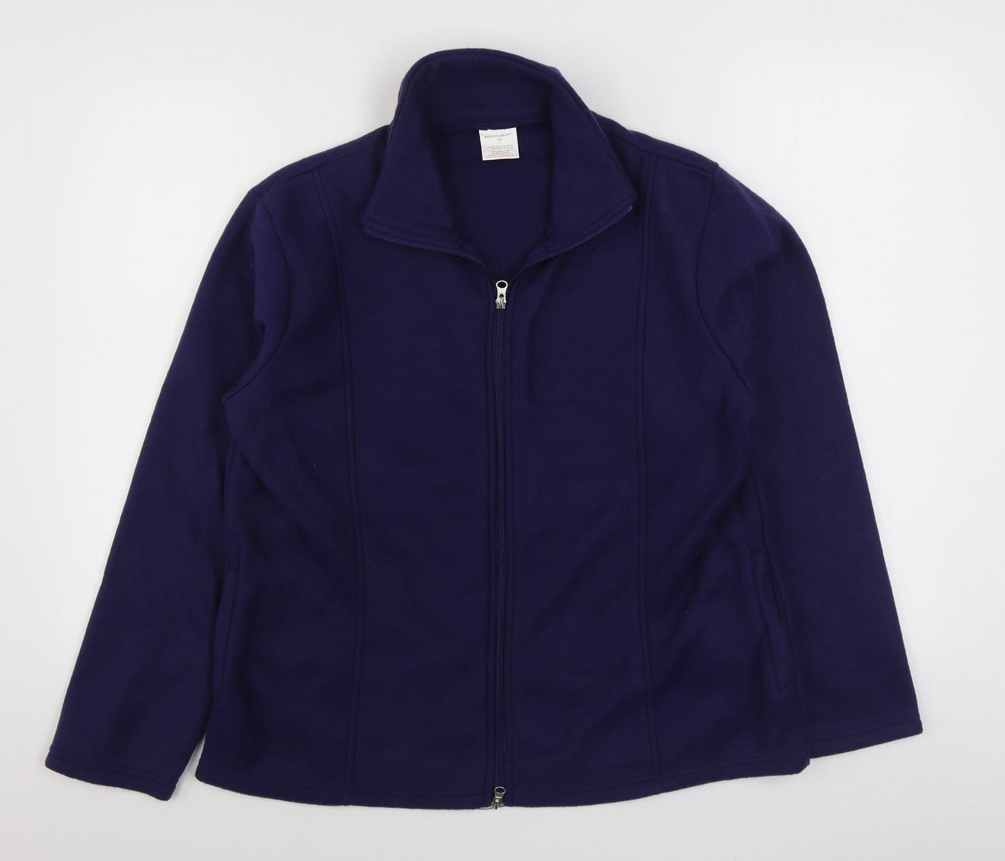 Anne De Lancay Womens Purple   Jacket  Size M  Zip
