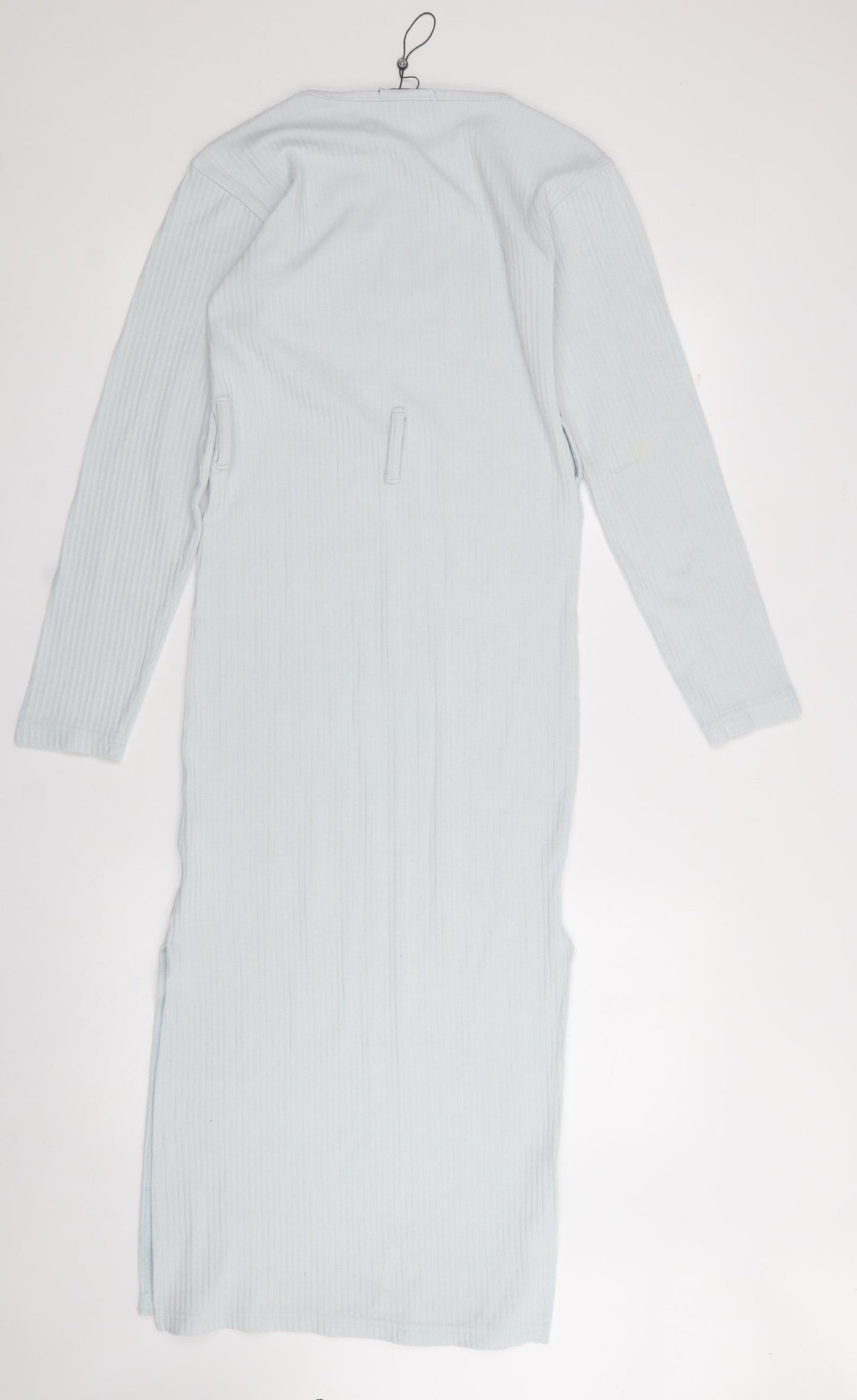 misguided Womens Blue  Polyester A-Line  Size 6  Crew Neck