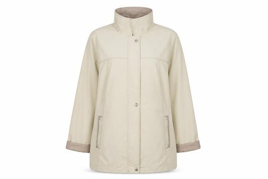 EWM Womens Beige   Jacket Coatigan Size 14
