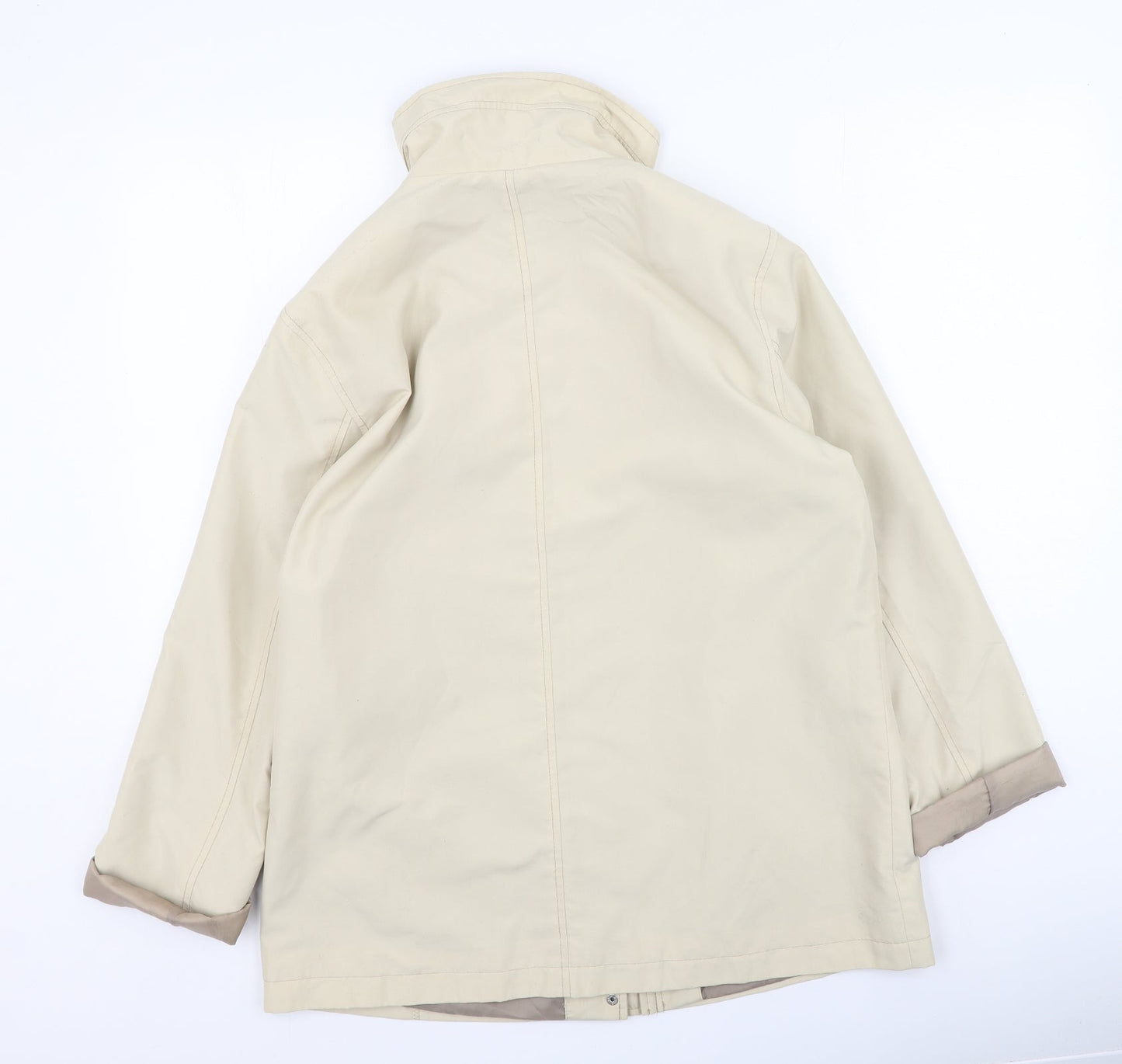 EWM Womens Beige   Jacket Coatigan Size 14