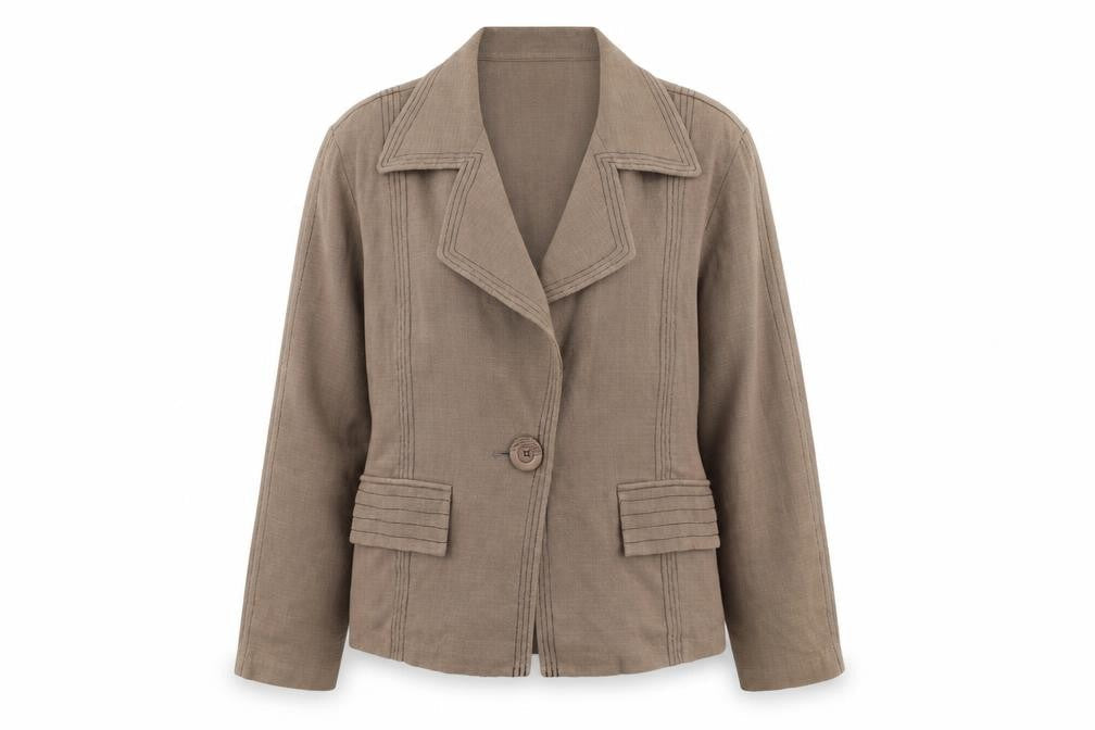 Off Shoot Womens Brown   Jacket  Size 14