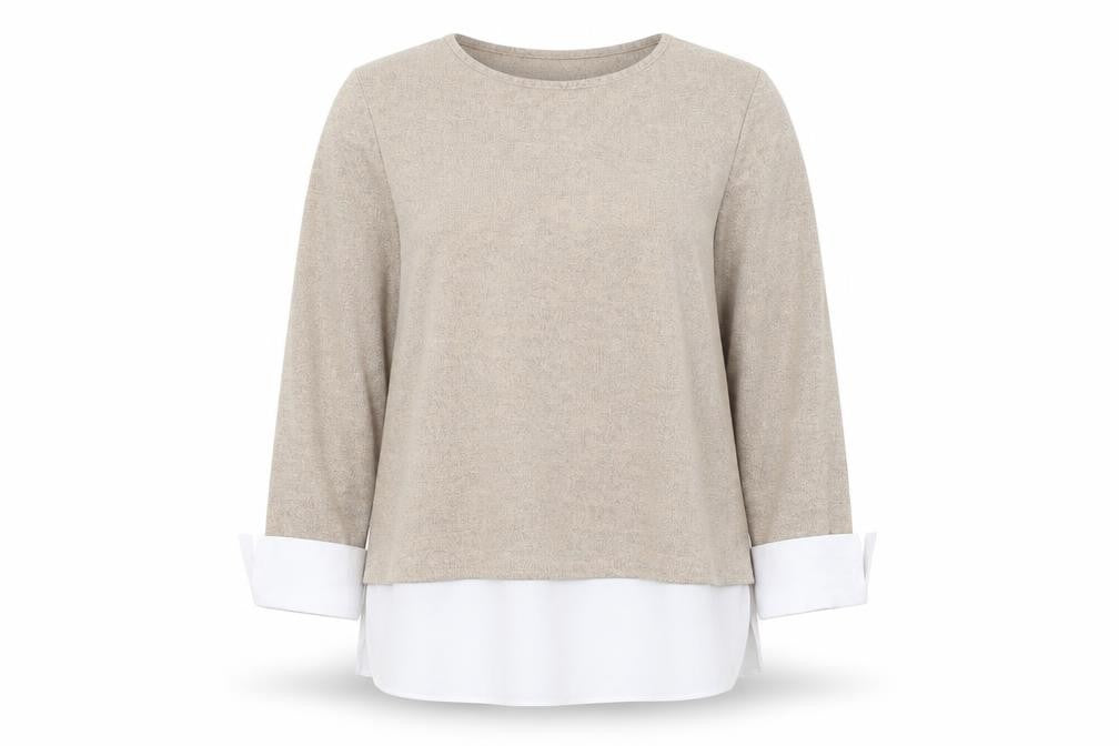 Dorothy Perkins Womens Brown Round Neck  Polyester Pullover Jumper Size 8