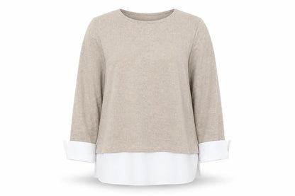 Dorothy Perkins Womens Brown Round Neck  Polyester Pullover Jumper Size 8
