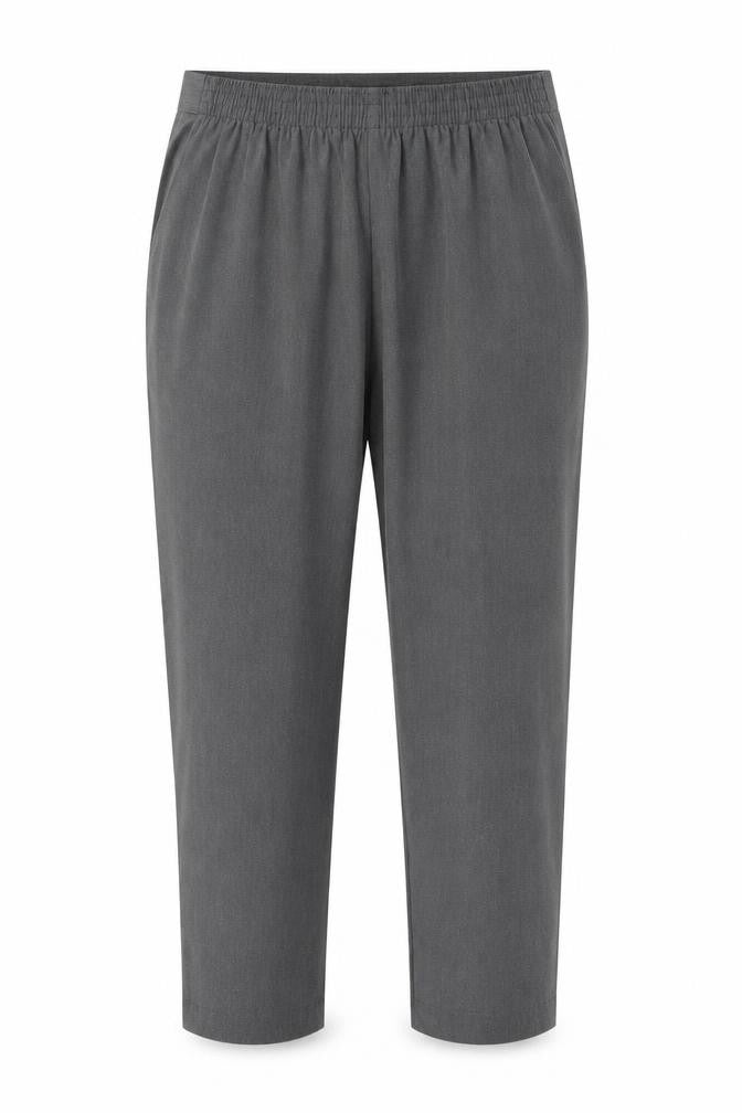 Preworn Womens Grey  Polyester Trousers  Size 20 L28 in Regular