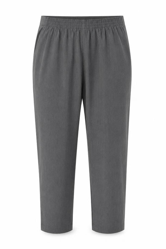 Preworn Womens Grey  Polyester Trousers  Size 20 L28 in Regular