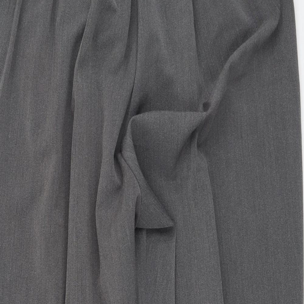 Preworn Womens Grey  Polyester Trousers  Size 20 L28 in Regular