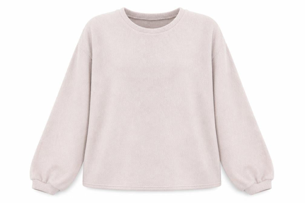 New Look Womens Pink Crew Neck  Polyester Pullover Jumper Size M